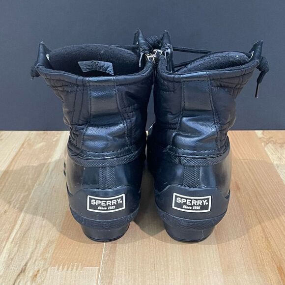 Sperry Black Rubber Duck Boots - Picture 3 of 8